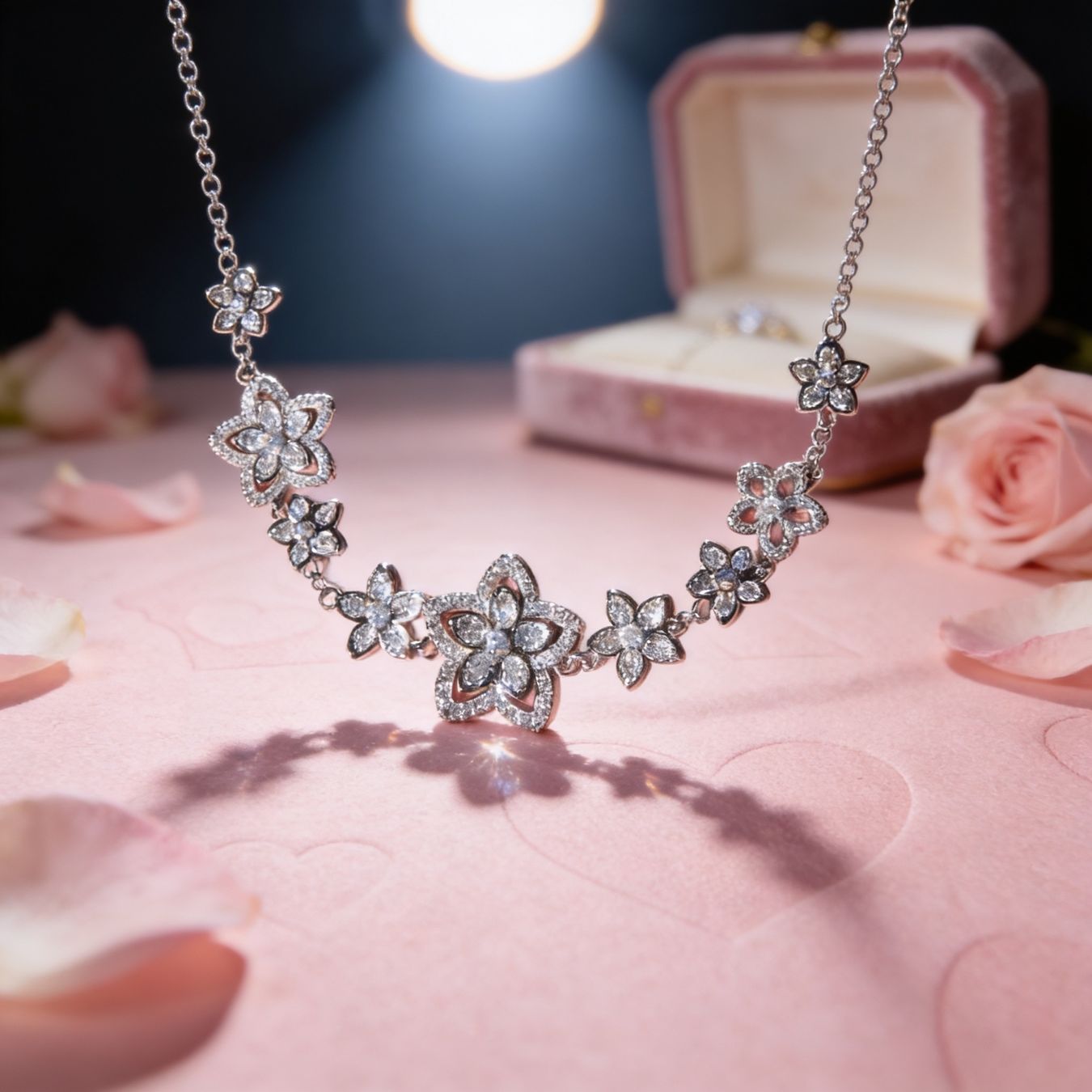 Catenine: Collier Rosée Impériale – Nuovo e nell'imballaggio originale da St-Maurice venduto da Sandrinette123