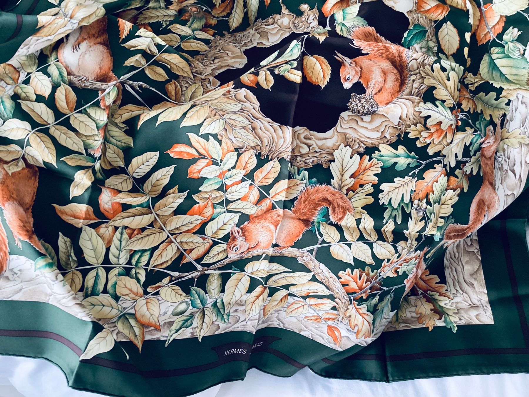 Hermès Foulard & Sciarpe: Original Hermes Tuch Casse-Noisette – Nuovo e nell'imballaggio originale da Zürich venduto da ves_w6wl
