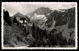 AK Caux, Hôtel Alpina et les Rochers de Naye