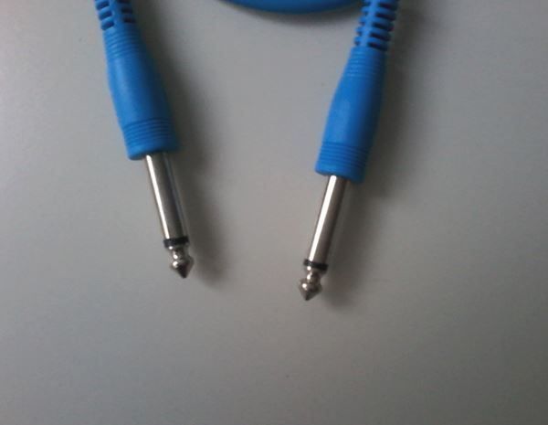 Cavi: Patchkabel 30 cm Klinke/Klinke 6,35 mm – Nuovo (secondo la descrizione) da Basel venduto da Palmenland
