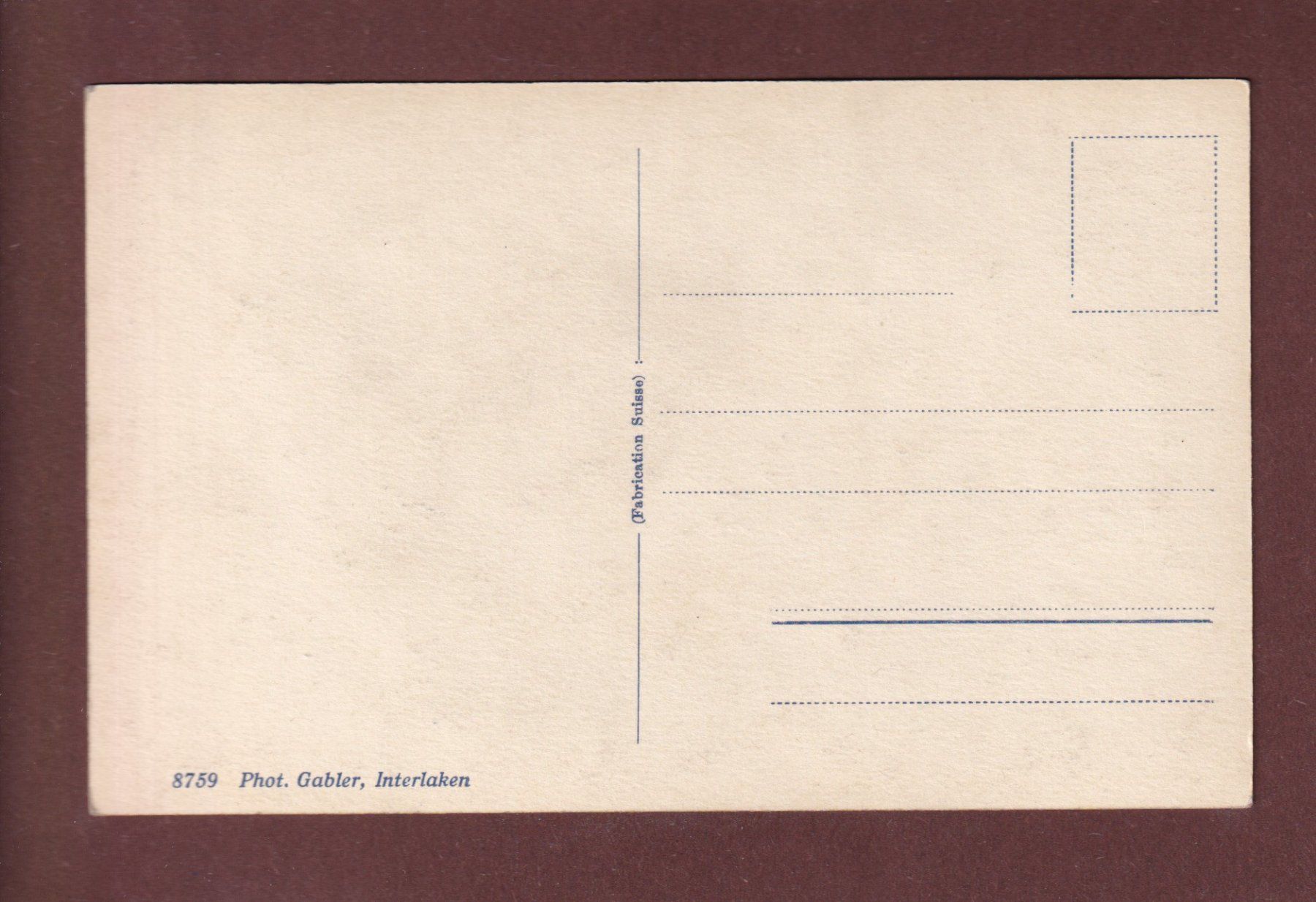 Cartoline postali: INTERLAKEN - Mönch und Jungfrau – Usato da Pully venduto da nicecards-shop 1