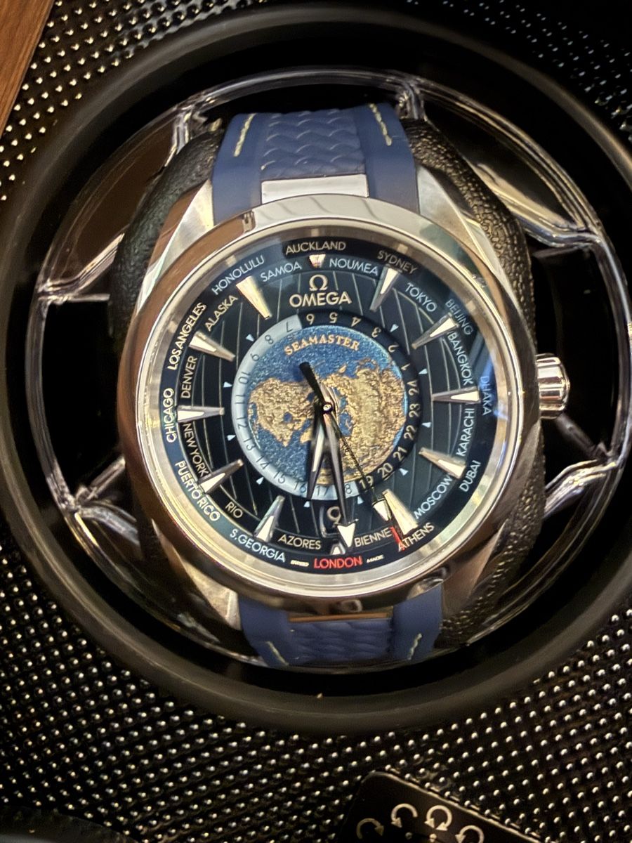 Omega Uhren: Omega Seamaster Aqua Terra Worldtimer full set – Gebraucht aus Gingins von loi_c5sw 3