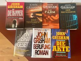 John Grisham Romane 7 Bände guter Zustand