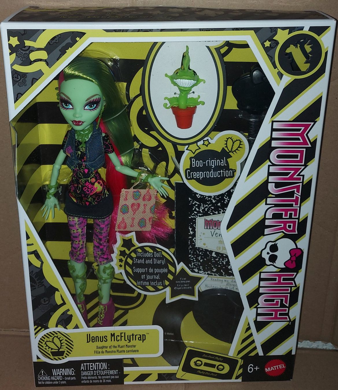 Bambole: Poupée Monster High:VENUS MCFLYTRAP "Creeproduction",2026 – Nuovo e nell'imballaggio originale da Ecublens VD venduto da Magic_Island