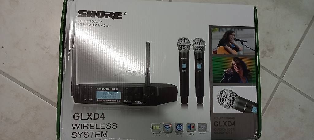 Shure Microfoni: SHURE GLXD4 WIRELESS SYSTEM DIGITAL MICROPHONE SYSTEM – Usato da Schaffhausen venduto da raj_f5dm 2
