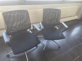 1 Lot de 2 chaises vitra collection Meda