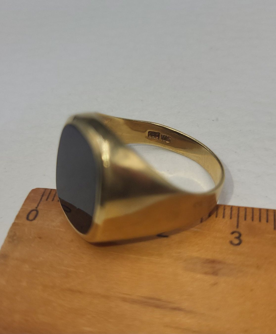 Anelli: Gold 585 Siegelring Mit  Onyx – Usato da Wald ZH venduto da Dasilver 4
