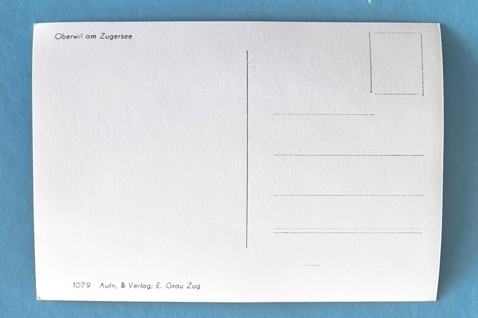 Cartoline postali: Oberwil am Zugersee – Usato da Rothrist venduto da RROENK 1
