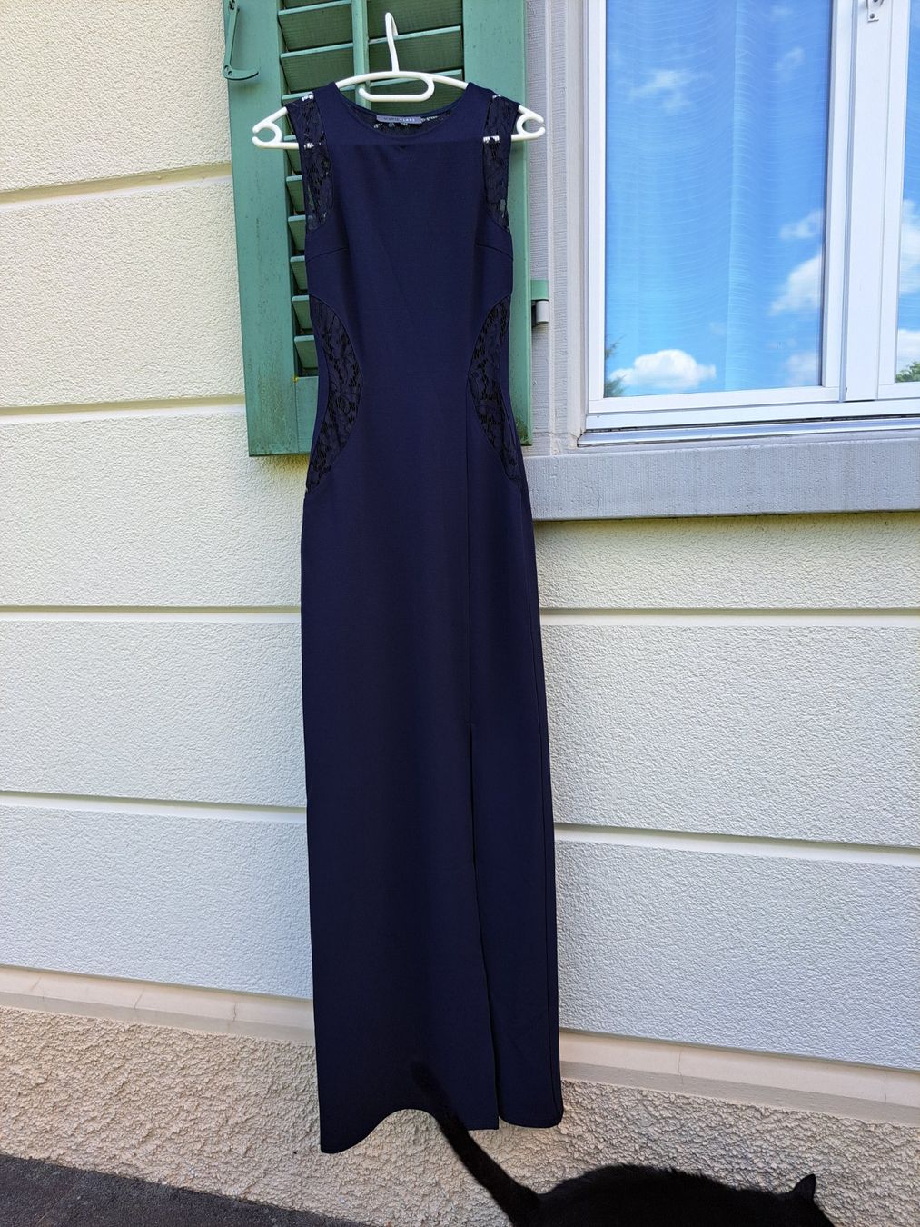 Vestiti: Nachblaues langes Kleid Gr. 38 – Usato da Oetwil am See venduto da Kuechenzeit