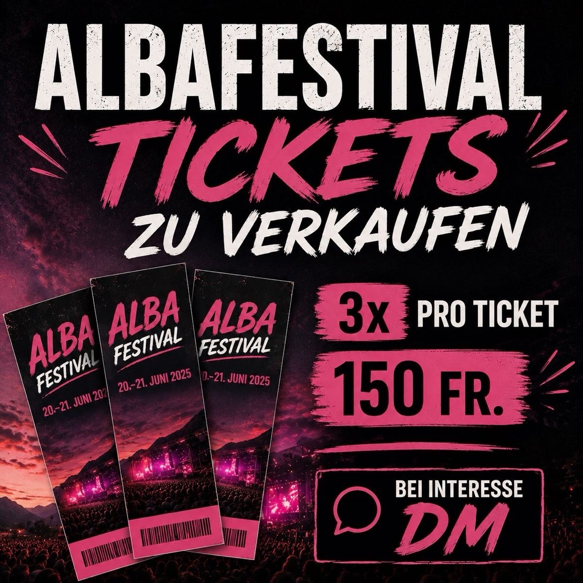 Biglietti: Alba Festival Tickets – Nuovo e nell'imballaggio originale da kriens venduto da ali_2bfp