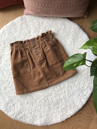 Cordrock Gr. 110, braun, Herbst/Winter *NEU
