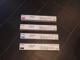 4 Canon Toner C-EXV 49 Set
