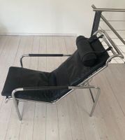 Zanotta Genni Lounge Liege Leder Schwarz