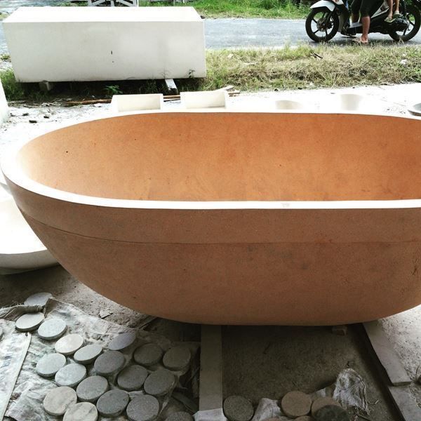 Vasche da bagno: Badewanne Freistehend Wanne Terrazzo – Nuovo e nell'imballaggio originale da Daisendorf venduto da Wohn-Kult 2