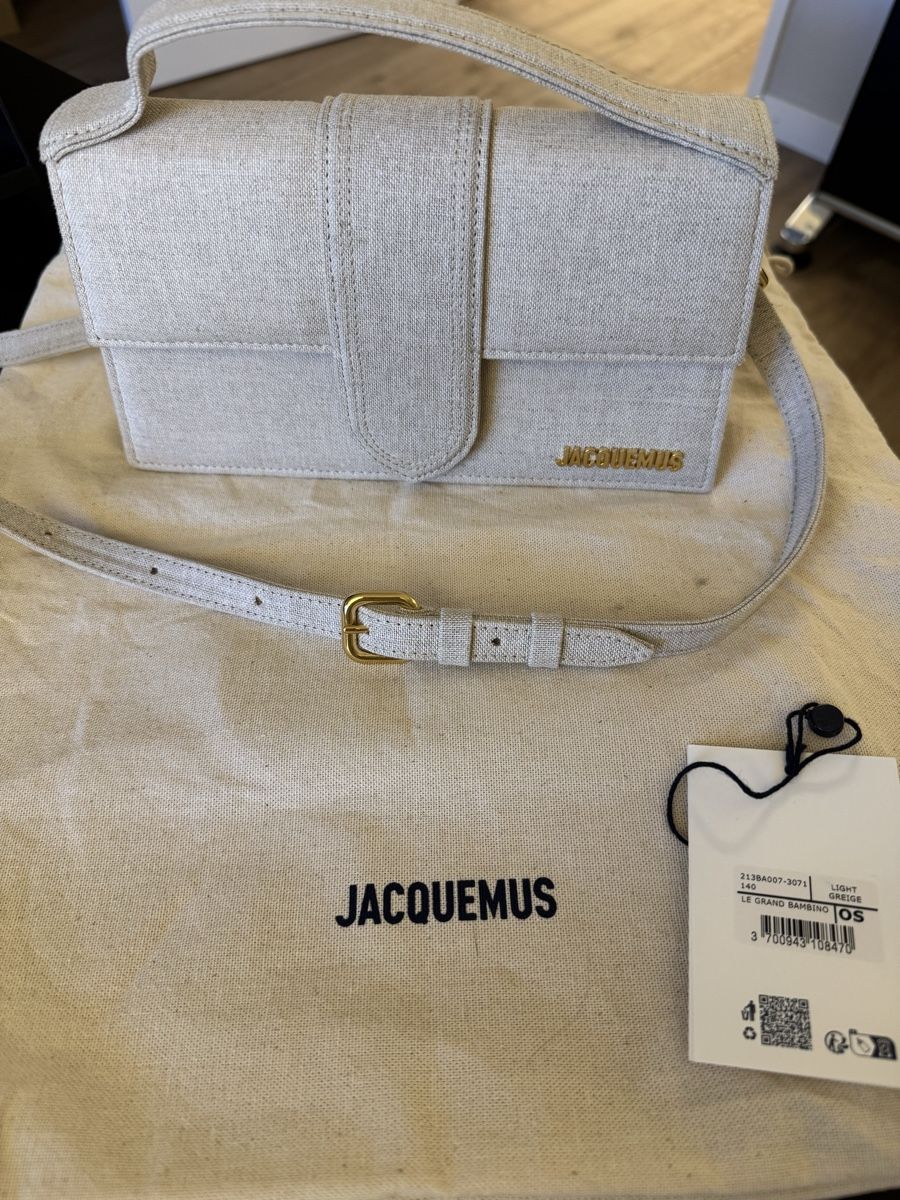 Jacquemus Borse da donna: Jacquemus Le Grand Bambino light greige – Nuovo (secondo la descrizione) da Basel venduto da Arbarella 1