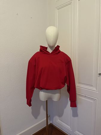 Magda Butrym x H&M Red Hoodie, size S, NWT