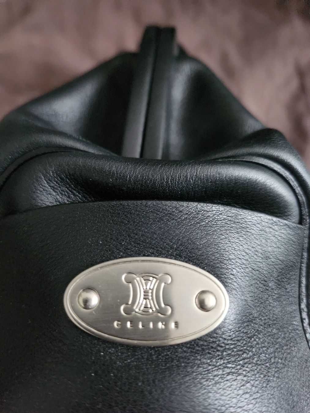 Celine Borse: Sac à main Céline noir en cuir – Usato da Confignon venduto da Mafior1977 1