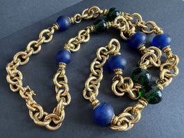 Vintage Kette mit Murano Glass