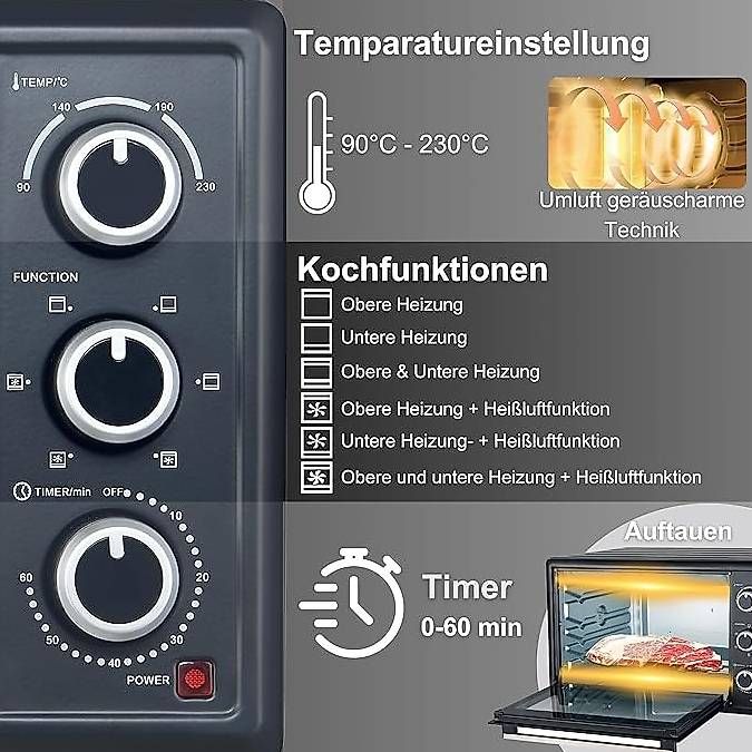 Backöfen: Umluft Backofen 20 l – Gebraucht aus Döttingen von Hasi1901 3