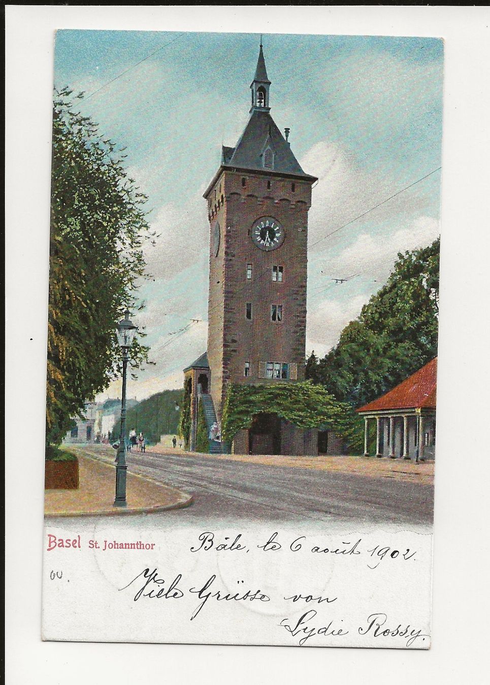 Cartoline postali: AK 1902 /1904  Basel St. Johanntor – Usato da Greifensee venduto da 315WDO
