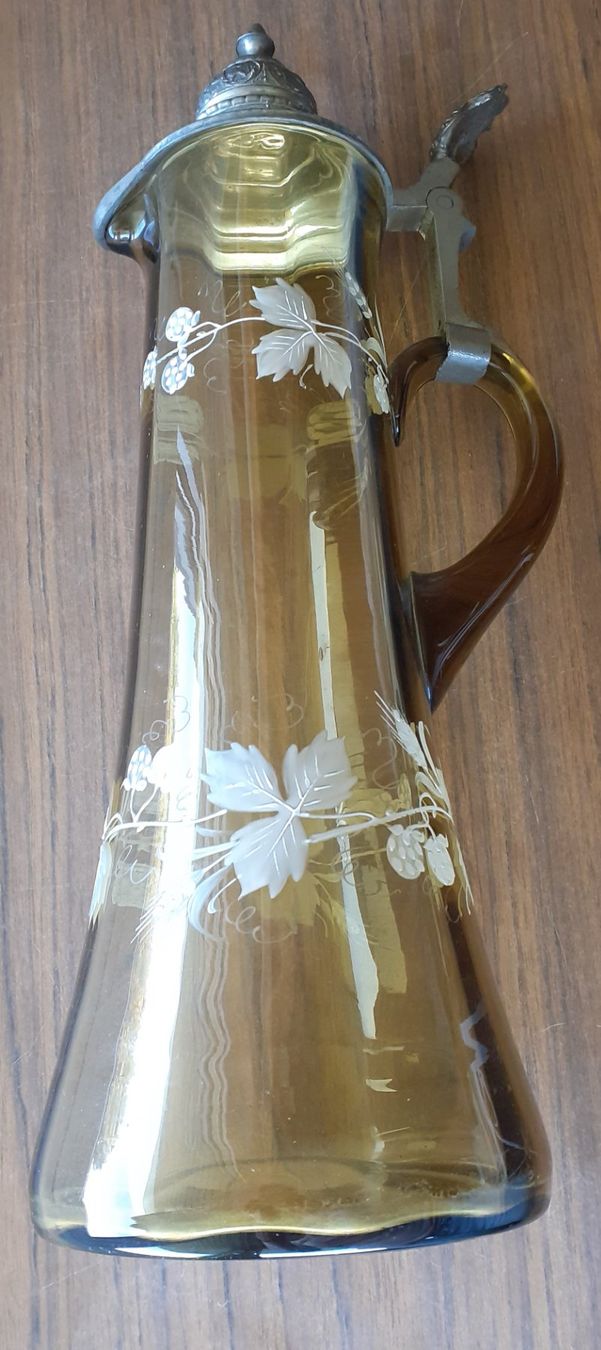 Caraffe: Weinkaraffe 19. Jahrhundert – Usato da Mörschwil venduto da antiksalon 6