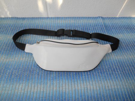 Lacoste Bauchtasche weiss/schwarz