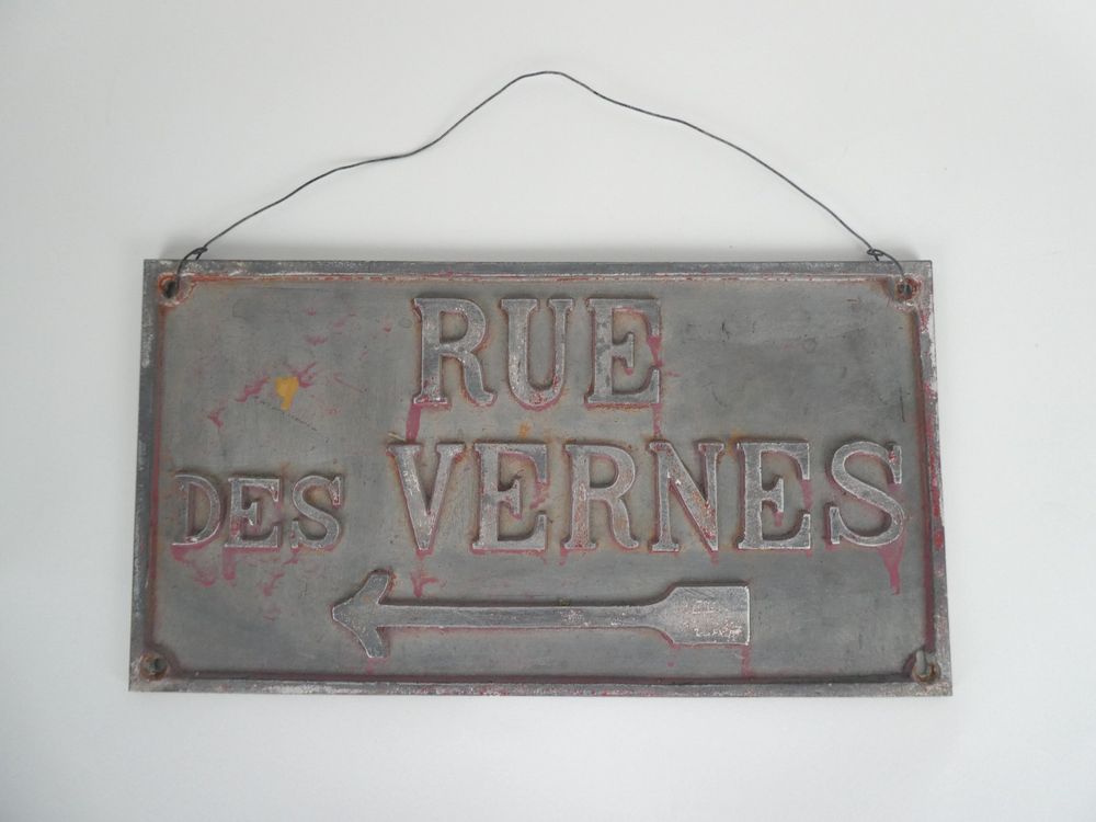 Schild Rue des Vernes Kaufen auf Ricardo