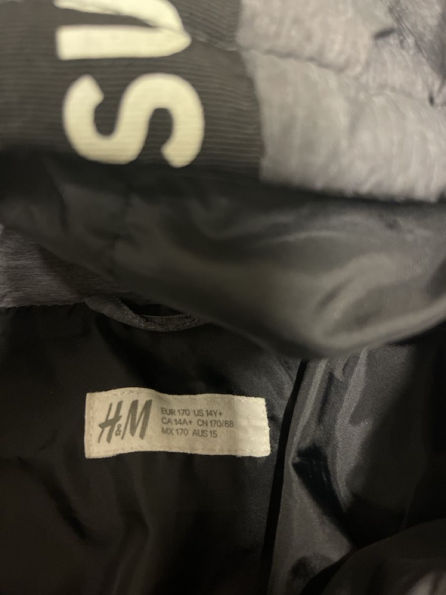 H&M Giacche & Cappotti: H&M winterjacke junge gr 170 dunkelgrau – Usato da Bad Zurzach venduto da Cuore34 2