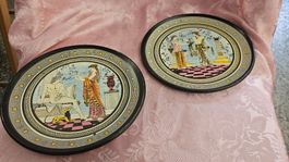 2x piatti da appendere souvenir Grecia