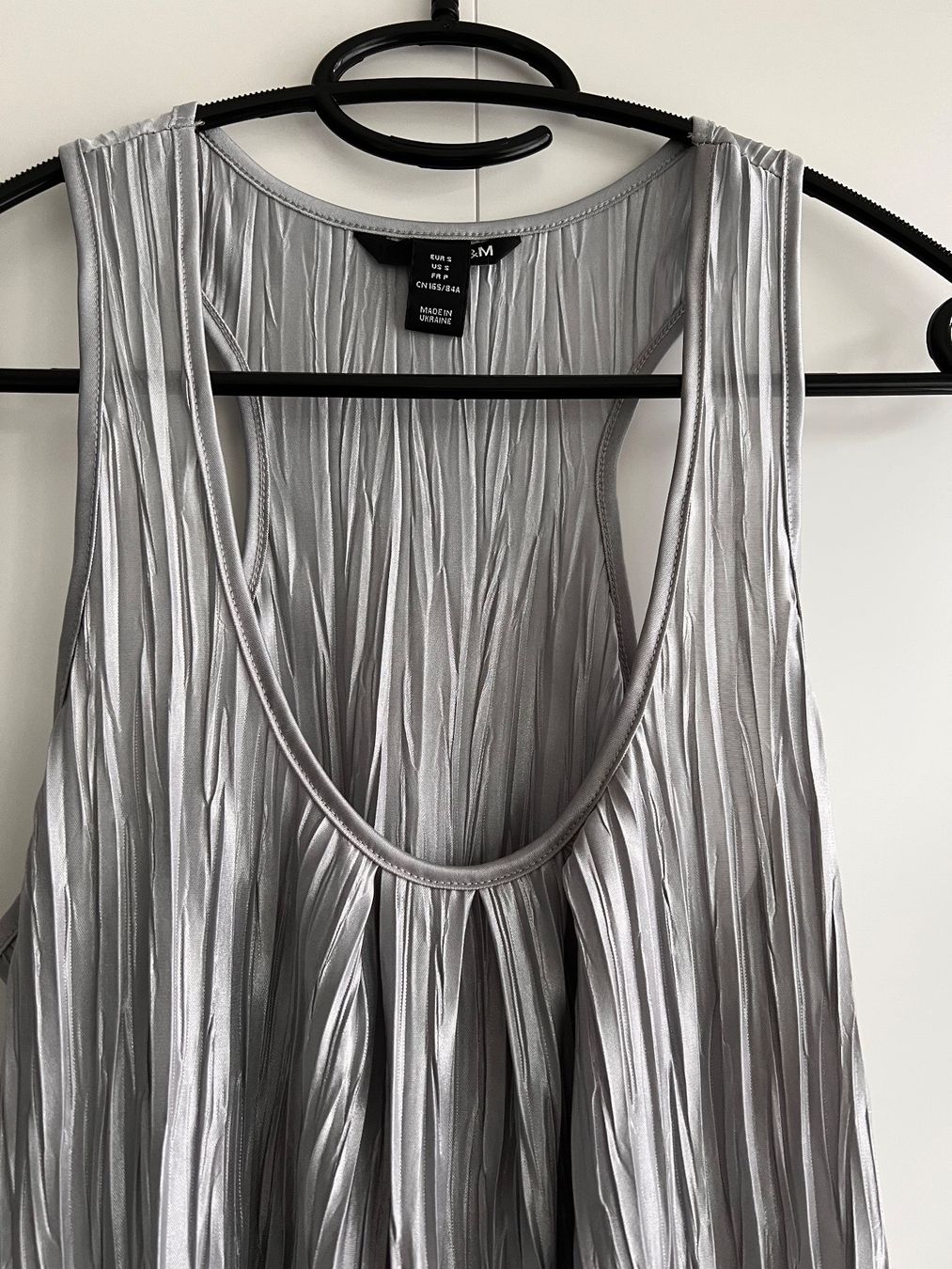 H&M Top: Silber Top – Usato da Zürich venduto da Cdefinitiv 1