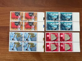 1985   CH Erstag gest.Viererblock mit Tab  (K171)