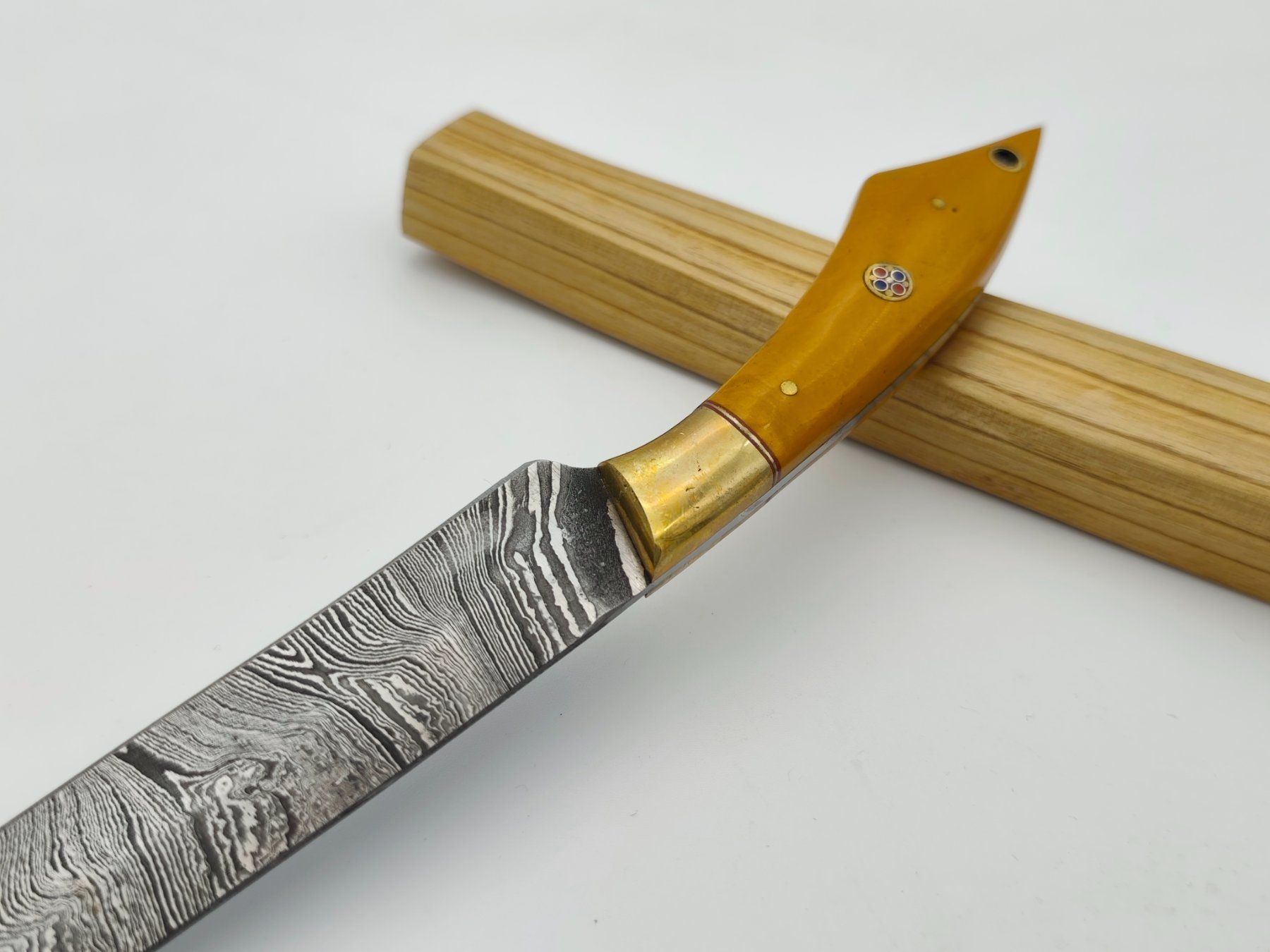 Coltelli da cucina: GEPRÜFT 1A Damast Messer Chefmesser Knife Damastmesser – Nuovo e nell'imballaggio originale da Arlesheim venduto da Premius_1 8