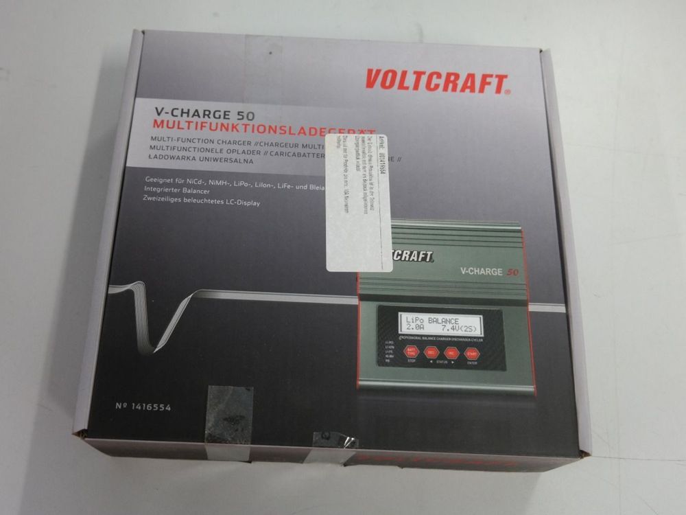 VOLTCRAFT V-Charge 50 Modellbau-Multifunktionsladegerät 12 V