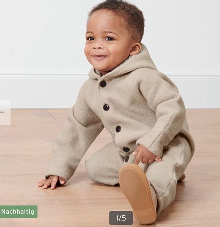 Baby Merino Walkoverall, Gr. 86/92 *NEU und ungetragen