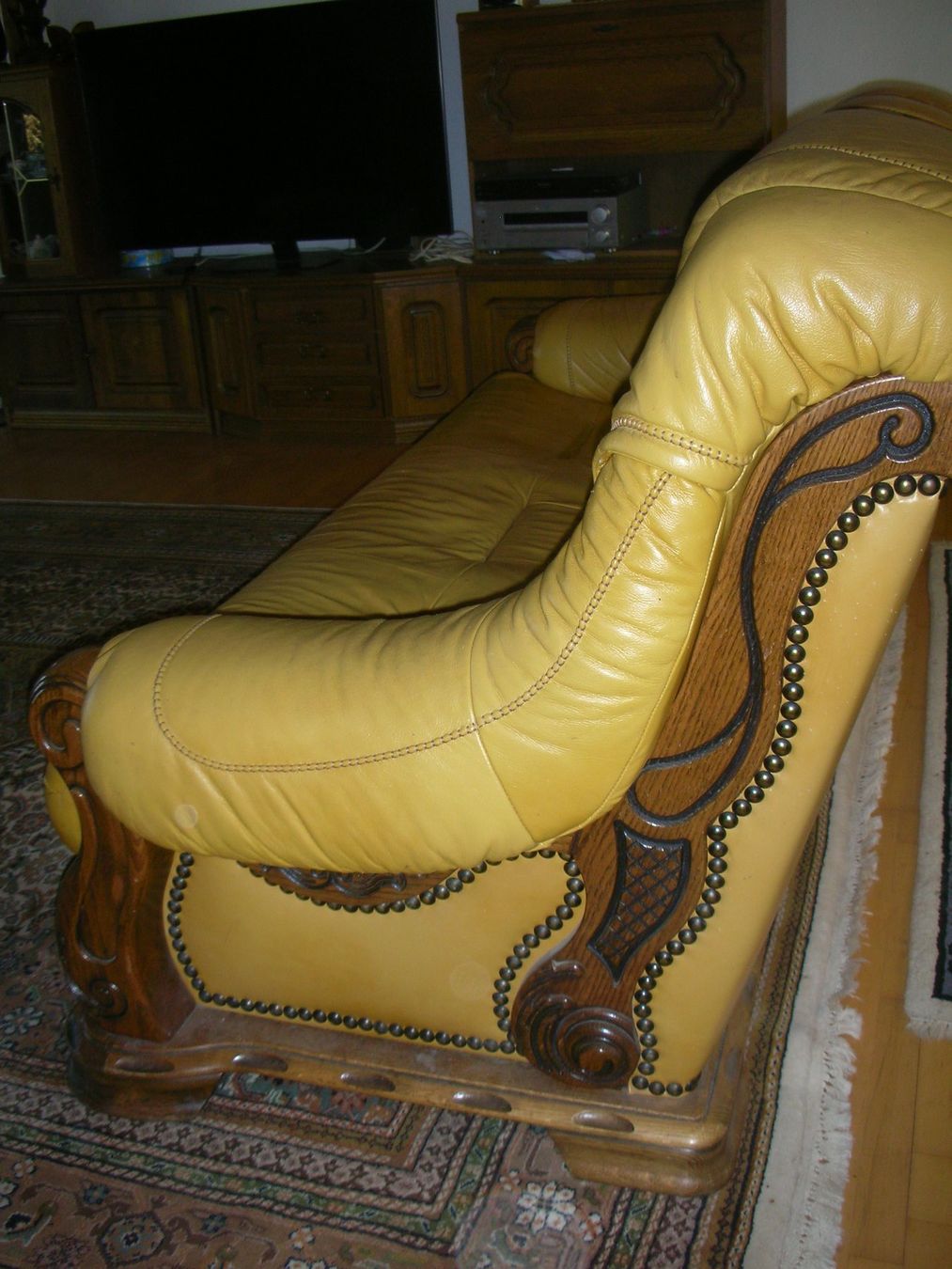 Sofas: Ledersitzgruppe inkl. 2 Relaxsessel – D'occasion à Rheinfelden par Javea4 1