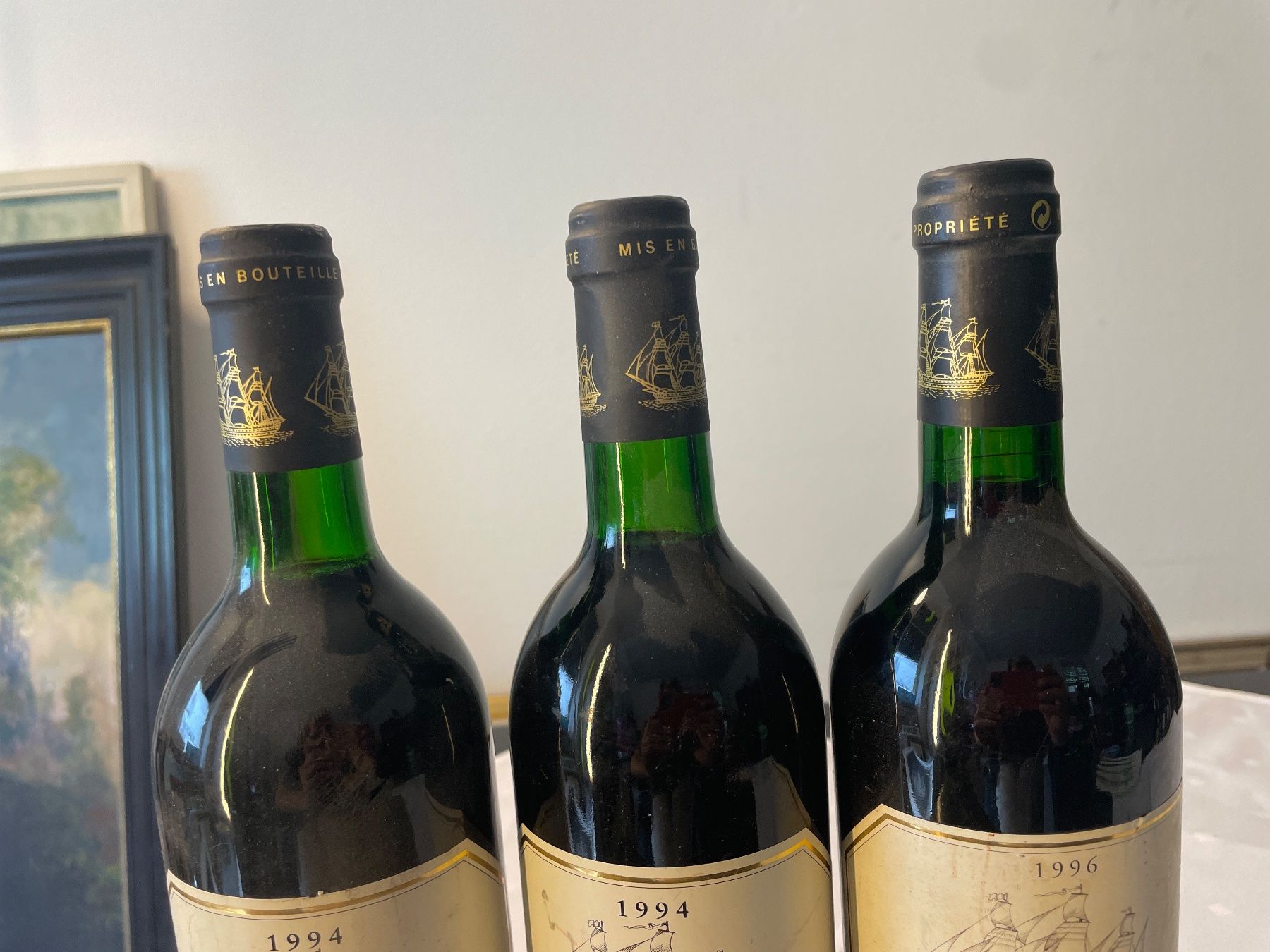 Vino: 3 Flaschen Amiral de Beychevelle – Usato da Hölstein venduto da kolumbus1964 1