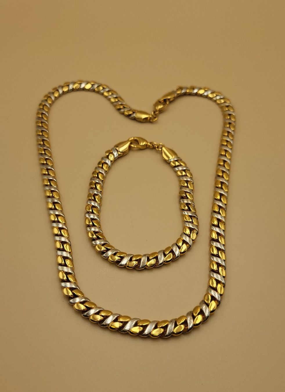 Catenine: Goldene Collier Und Armband Set – Usato da Wald ZH venduto da SwissPawnshop
