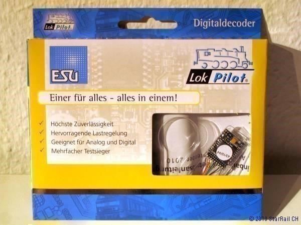 ESU 59810 ESU LokPilot 5 micro decoder DCC/MM/SX NEM652 - Pijp-Lines