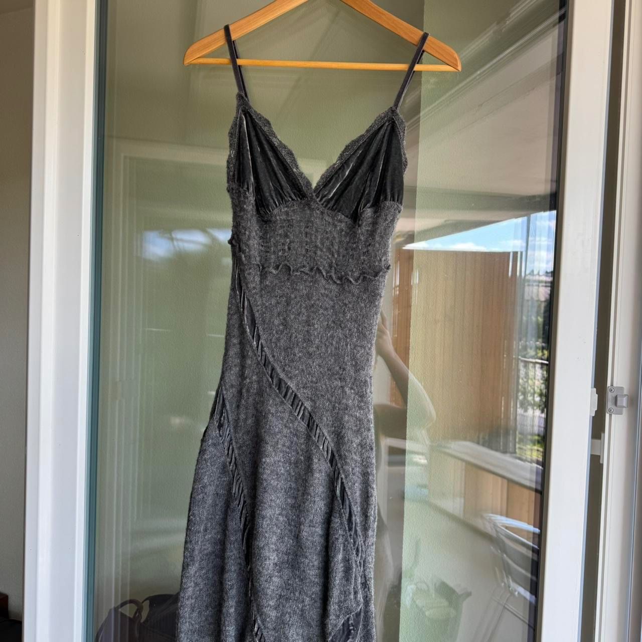 Vestiti: Grey Knit Dress vintage – Usato da Fribourg venduto da mariedw 1