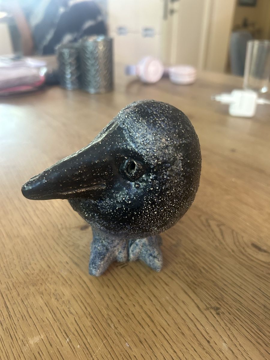 Tutte le decorazioni: Keramik-Figur Vogel Ueli Schmutz  – Usato da Bern venduto da miafilippa01 4