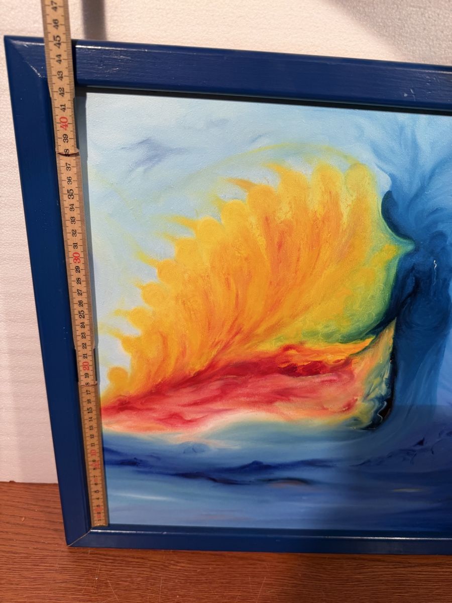Dipinti: Abstract Expressionism - Stunning Framed Artwork, Unique! – Usato da Lausanne venduto da artnouveau05 5
