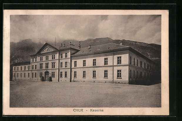 Cartoline postali: AK Chur, Kaserne – Usato da Berlin venduto da bartko-reher
