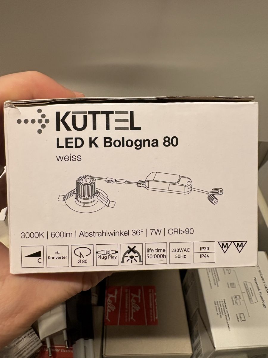 Lampade: 5 Stk. Küttel Bologna 80 – Nuovo e nell'imballaggio originale da Glarus venduto da faegli9 2