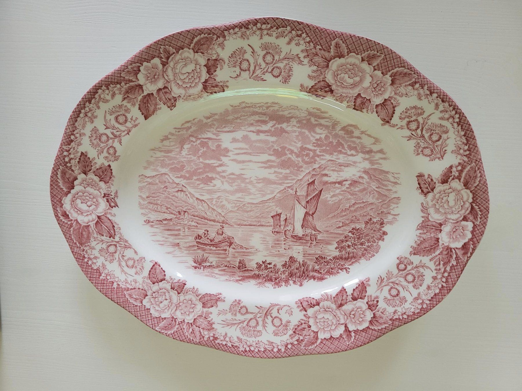 Piatti di portata: Servierteller von SCOTTISH LOCHS UNICORN TABLEWARE – Usato da Zürich venduto da HelloSunshine8048 4