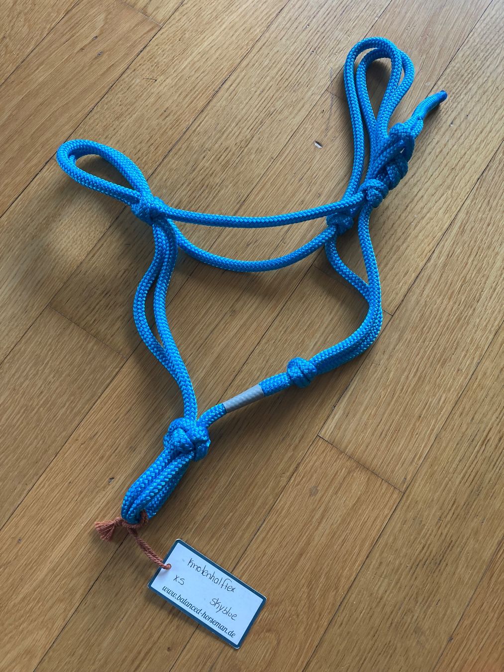 Briglie & Cavezze: Knotenhalfter XS (Shetti) Skyblue – Nuovo (secondo la descrizione) da Buchs SG venduto da bri_m6mn