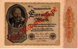 Reichsbanknote Eintausend Mark 1922