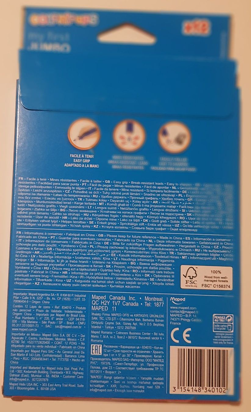 Penna & Evidenziatori: Farbstifte COLOR PEPS  -   neu – Nuovo e nell'imballaggio originale da Zürich venduto da Avd 4