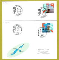 EXPO-02 Alle Marken und alle Sonderstempel