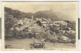 12.8.1919 Weissenburgberg "Sternen" Friedensausgabe Marke