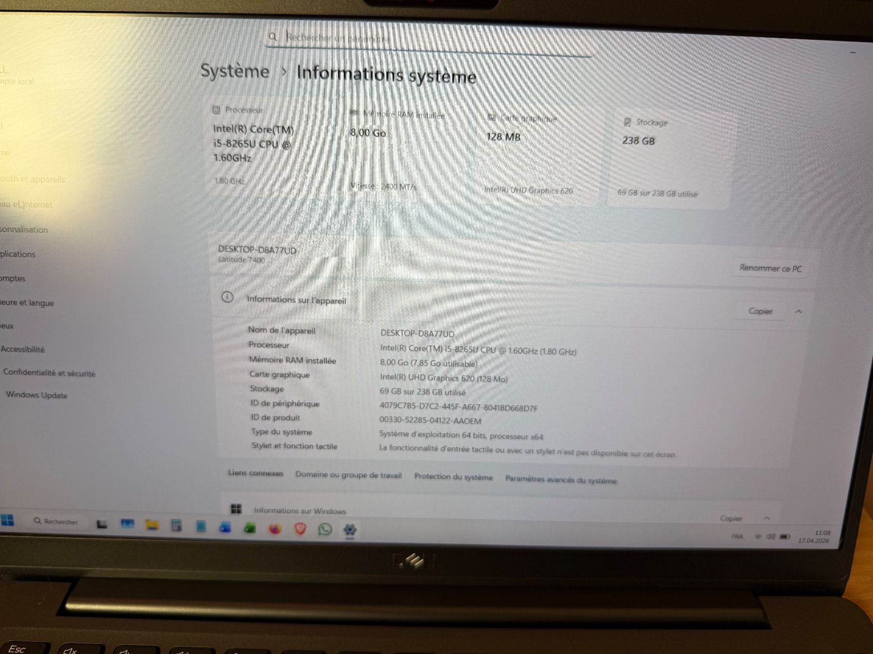 Dell Notebook: DELL Latitude 7400 • 14" – Usato da La Chaux-de-Fonds venduto da it-fab 5